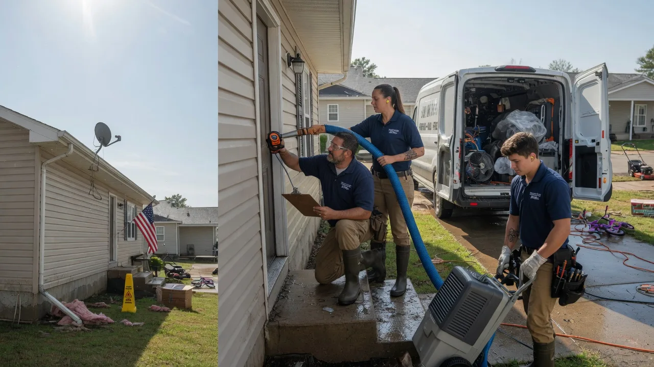 Ceiling Water Damage Restoration in Sorento, IL near me